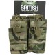 Double Duo Mag Pouch (ATP), Manufactured by Kombat UK, the Double Duo Mag is a double-layered, double rifle magazine pouch
